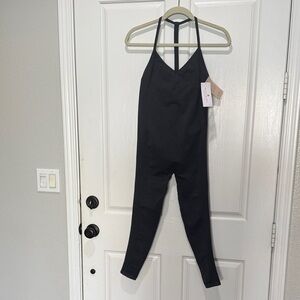 Spiritual Gangster Black Halter Jumpsuit